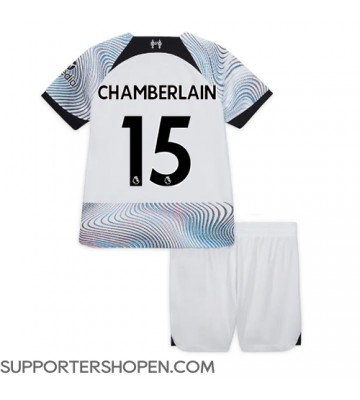 Liverpool Chamberlain #15 Bortatröja Barn 2022-23 Kortärmad (+ korta byxor)
